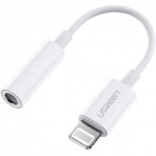 Адаптер Ugreen Lightning-3.5мм 0.10m Headphone Jack US212 White