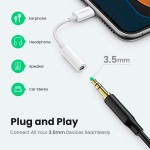 Адаптер Ugreen Lightning-3.5мм 0.10m Headphone Jack US212 White