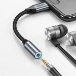 Адаптер Ugreen Type-C-3.5мм M/F 0.10m AV142 Black