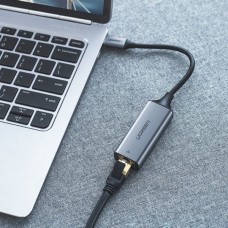 Адаптер Ugreen USB 3.1 Type-C-RJ45 Ethernet 1000 Mb CM199 Grey