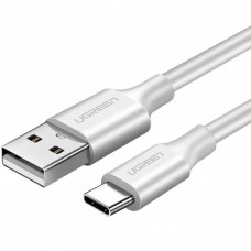 Кабель Ugreen USB-Type-C 0.5m 3A 18W Nickel Plating White US287