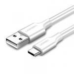 Кабель Ugreen USB-Type-C 1.5m 3A 18W Nickel Plating White US287