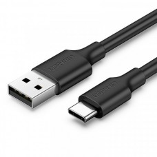 Кабель Ugreen USB-Type-C 1m 3A 18W Nickel Plating Black US287