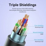 Кабель Vention HDMI-HDMI v2.0 4K 60Hz 10m Aluminum Alloy Blue (ALHSL)