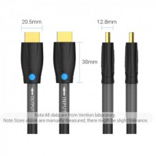 Кабель Vention HDMI-HDMI v2.0 4K 60Hz 18Gbps HD7.1 8m Engineering PVC Black (AAMBK)