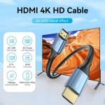Кабель Vention HDMI-HDMI v2.0 4K 60Hz 2m Aluminum Alloy Blue (ALHSH)