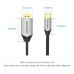 Кабель Vention Type-C-DisplayPort v1.2 4K 60Hz 2K 144Hz 1.5m Aluminum Alloy Black (CGZBG)