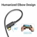 Кабель Vention Type-C-HDMI v2.0 4K 60Hz Degree 90° 1.5m PVC Black (CGVBG)