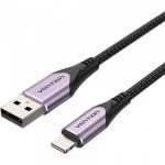 Кабель Vention USB-Lightning 2m 2.4A Aluminum Alloy Purple (LABVH)