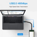 Кабель Vention USB-MicroUSB PVC Flat 1m Black (VAS-A08-B100)