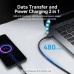 Кабель Vention USB-Type-C 1.5m 3A 18W PVC Black (CTHBG)