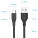 Кабель Vention USB-Type-C 1.5m 3A 18W PVC Black (CTHBG)