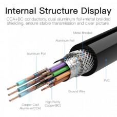 Кабель Vention VGA-VGA (3+9) 8m Ferit Ring Anti-Interference Black (DADBK)