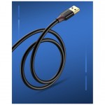 Удлинитель Ugreen USB-USB 3.0 AM-AF 3m 5Gbps gold-plated Black US129