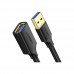 Удлинитель Ugreen USB-USB 3.0 AM-AF 3m 5Gbps gold-plated Black US129