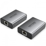 Удлинитель Vention HDMI-HDMI v1.4 1080p 60Hz 3D DD7.1 по UTP до 60m з БЖ RX/TX Gray (AKGH0-EU)