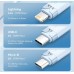 Кабель 3 в 1 USB-MicroUSB-Type-C-Lightning Vention PVC Cotton Braided PD 60W 3А 480Mbps 1.5m Black (CTPBG)