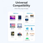 USB HUB Vention 5 in 1 Type-C-HDMI-USB 4K60Hz 3USB 1Type-C PD 100W Gray (TQDHB)