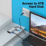USB HUB Vention 6 in 1 Type-C-SD-TF-USB 3USB 1Type-C PD 87W Gray (TGRHB)