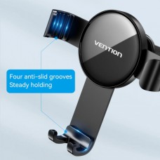 Автодержатель Vention Gravity Duckbill clip Disc Fashion Black 4.7-7.2" на решетку Black (KCSB0)