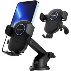 Автодержатель Vention для смартфона 4.7-6.7" One Touch Clamping Car Phone Mount Black (KCVB0)