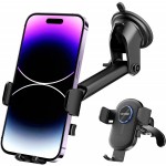 Автодержатель Vention для смартфона 4.7-6.7" One Touch Clamping Car Phone Mount Black (KCVB0)