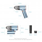 Автомобильный пылесос Vention 5000Pа 70W Li-Ion USB-C 4000мА/г Blue (KRAL0)