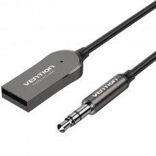 Адаптер USB Bluetooth 5.0 Vention AUX TRS 3.5мм Zinc Alloy 1.5m Gray (NAGHG)