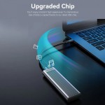 Внешний карман Vention для SSD M.2 (NVME) M-key Type-C 3.2 10Gbps Heat Sink Aluminum сіра Gray (KPKH0)