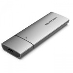 Внешний карман Vention для SSD M.2 (NVME) M-key 1Type-C 3.2 сіра Gray (KPGH0)