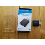 Звуковая карта USB Vention Audio USB-3.5мм Metal Black (VAB-S17-B)