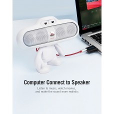 Звуковая карта USB Vention Audio USB-3.5мм Metal Black (VAB-S17-B)