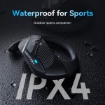 Наушники гарнитура вкладыши Bluetooth 5.3 ІРX4 TWS Vention OpenBeat O12 Black (NBUB0)