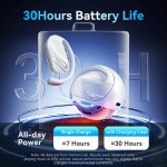 Наушники гарнитура вкладыши Bluetooth 5.3 ІРX4 TWS Vention OpenBeat O12 White (NBUW0)