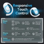 Наушники гарнитура вкладыши Bluetooth 5.3 ІРX4 TWS Vention OpenBeat O12 White (NBUW0)