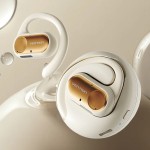 Наушники гарнитура вкладыши Bluetooth 5.3 ІРX5 TWS Vention OpenBeat O11 Beige (NBPN0)