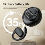 Наушники гарнитура вкладыши Bluetooth 5.3 ІРX5 TWS Vention OpenBeat O11 Black (NBPB0)