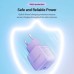 Сетевое зарядное устройство Vention 1Type-C 20W 3A PD3.0 QC3.0 Purple (FEJV0-EU)