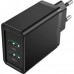 Сетевое зарядное устройство Vention 2USB 36W 3A QC3.0 Black (FBAB0-EU)