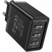Сетевое зарядное устройство Vention 3USB 12W 3A Black (FEAB0-EU)