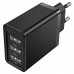 Сетевое зарядное устройство Vention 3USB 12W 3A Black (FEAB0-EU)