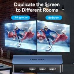 Сплиттер Vention HDMI-HDMI 2.0 UHD 4K60Hz 3D HDCP 1x2 ports Aluminum Alloy Blue (AKEL0-EU)