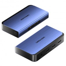 Сплиттер Vention HDMI-HDMI 2.0 UHD 4K60Hz 3D HDCP 1x2 ports Aluminum Alloy Blue (AKEL0-EU)