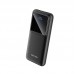 УМБ Vention 10000mAh PD 22.5W 3A 1Type-C 2USB QC3.0 LED Display Black (FHKB0)