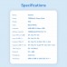 УМБ Vention 10000mAh PD 22.5W 3A 1Type-C 2USB QC3.0 LED Display White (FHKW0)
