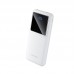 УМБ Vention 10000mAh PD 22.5W 3A 1Type-C 2USB QC3.0 LED Display White (FHKW0)