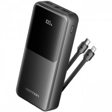 УМБ Vention 20000mAh PD 22.5W 3A 1Type-C 2USB Built-in Black (FHPB0)