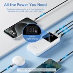 УМБ Vention 20000mAh PD 22.5W 3A 1Type-C 2USB PD+QC 3.0 LED Display Black (FHLB0)