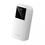УМБ Vention 20000mAh PD 22.5W 3A 1Type-C 2USB PD+QC 3.0 LED Display White (FHLW0)
