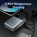 УМБ Vention 20000mAh PD 65W 3A 1Type-C 2USB PD+QC3.0 Built-in LED Display Black (FHYB0)